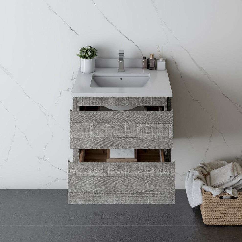 Fresca Formosa Wall Hung Modern Bathroom Cabinet