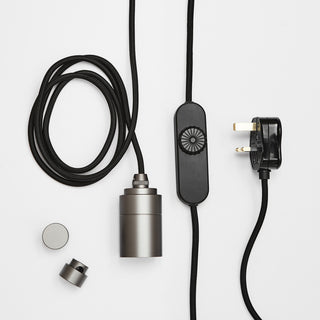 Graphite plug-in pendant with Gaia US