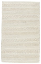 Jaipur Living Lagom Handmade Solid Area Rug, Ivory, 5'x8'