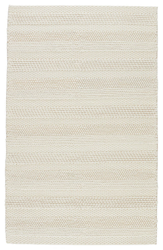 Jaipur Living Lagom Handmade Solid Area Rug, Ivory, 5'x8'