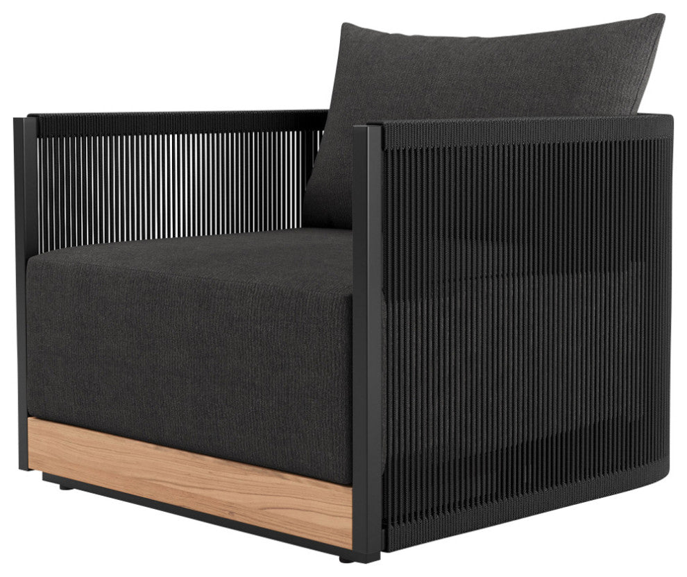 Haukland Lounge Chair Peppercorn Fabric
