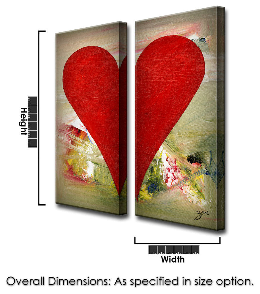 Heartwork "Madrid" 2-Piece Canvas Art Set, 40"x16"
