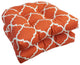 19" U-Shaped Dining Chair Cushions, Set of 2, Landview Mango