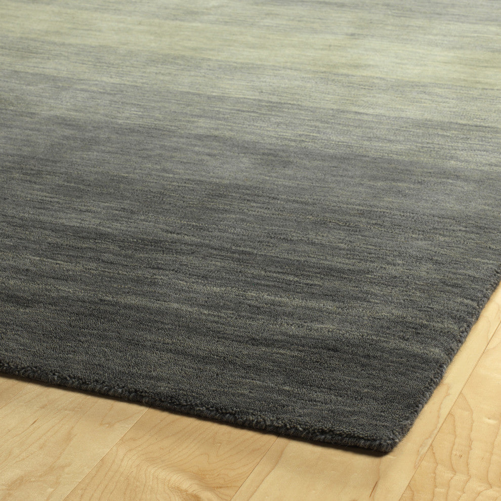 Kaleen Shades Handmade Rug, Gray, 5'x7'6"