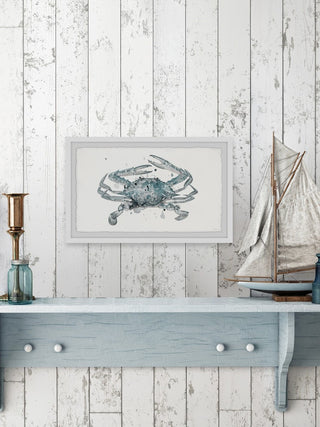 "Crab Madness" Framed Painting Print, 36"x24"