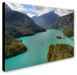 'Diablo Lake' Canvas Art by Pierre Leclerc
