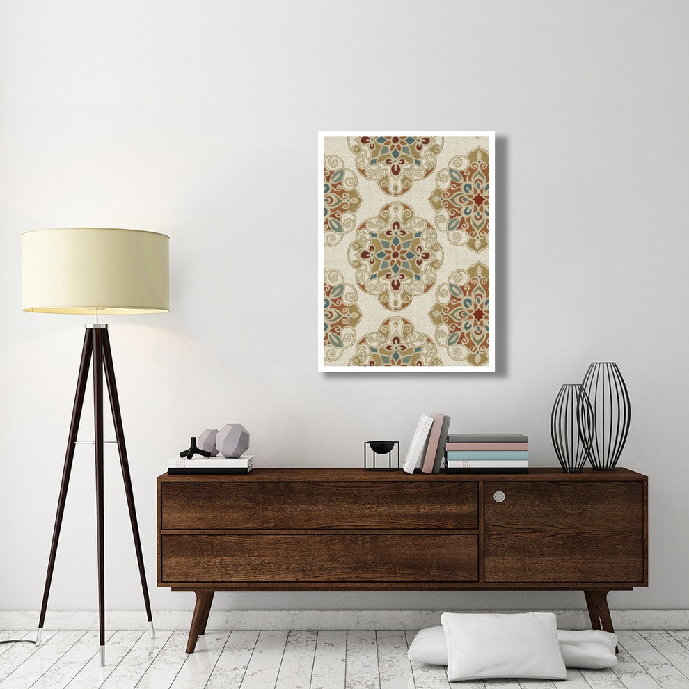 "Kolam Pattern I" Digital Paper Print by Daphne Brissonnet, 32"x42"