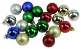 Shatterproof Christmas Ball Ornaments 1.25" 30mm