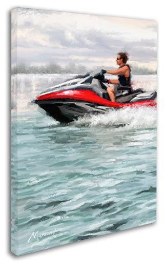 The Macneil Studio 'Jet Ski' Canvas Art, 24"x18"