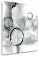 "Full Circle I Gray" By Chris Paschke, Giclee Print on Gallery Wrap Canvas