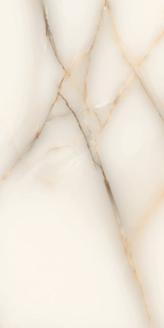 24"x48" Onix Crema Marble Look Matte Wall and Floor Tile