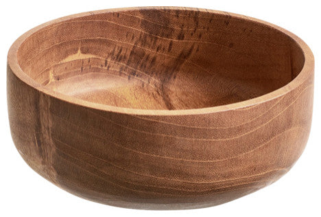 Chiku Teak Wood Serveware, Bowl 5.5" Dia