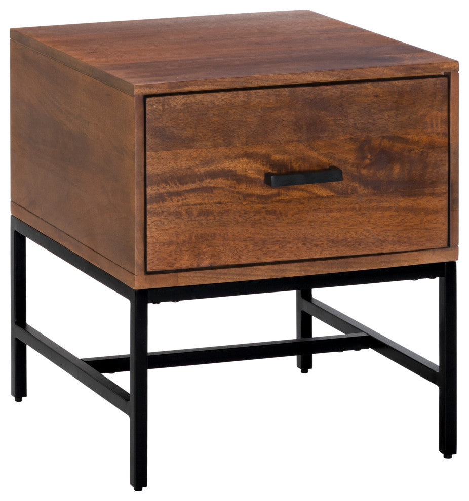 Eden Night Stand Table, Walnut
