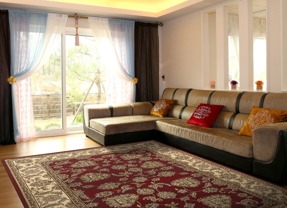 Legacy Red Rug, 5'3"x7'7"