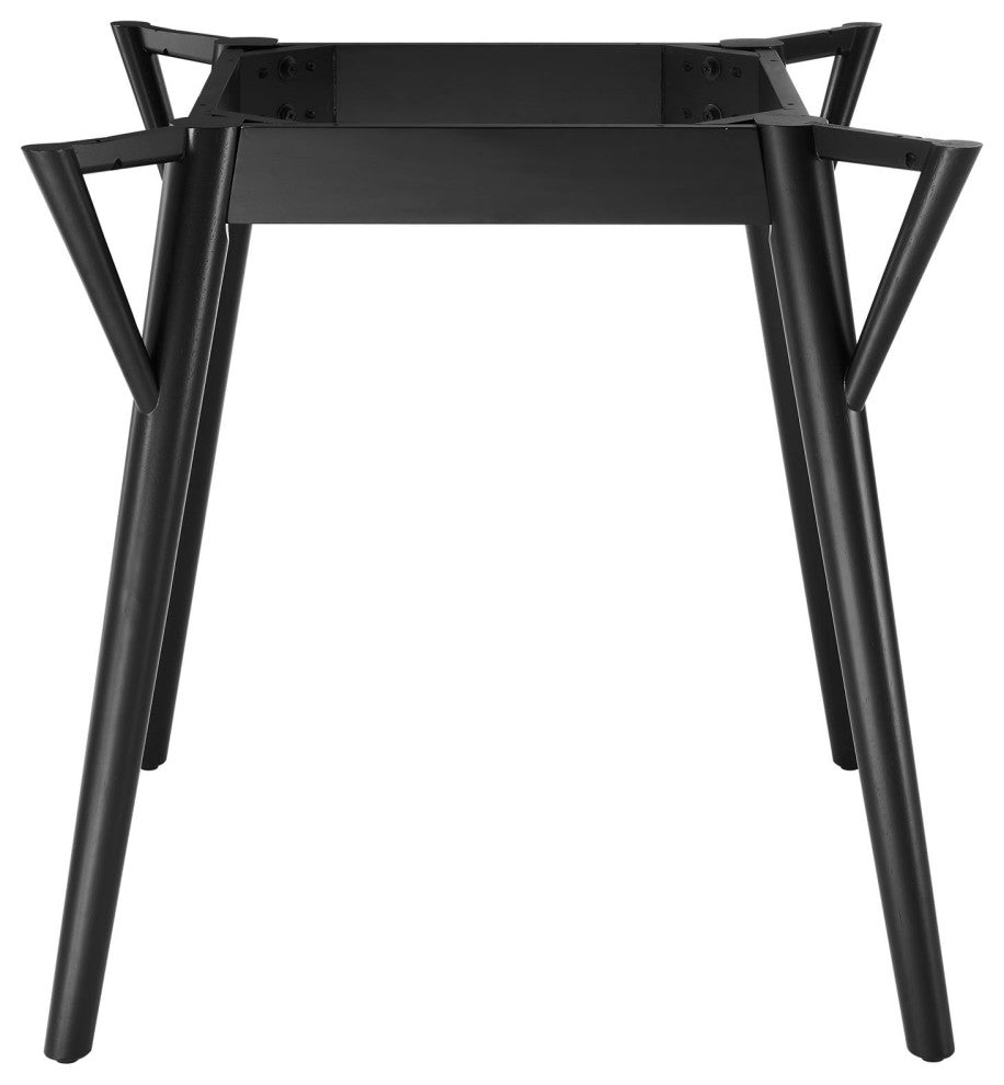 Gallant 50" Round Performance Artificial Marble Dining Table Black White -5509