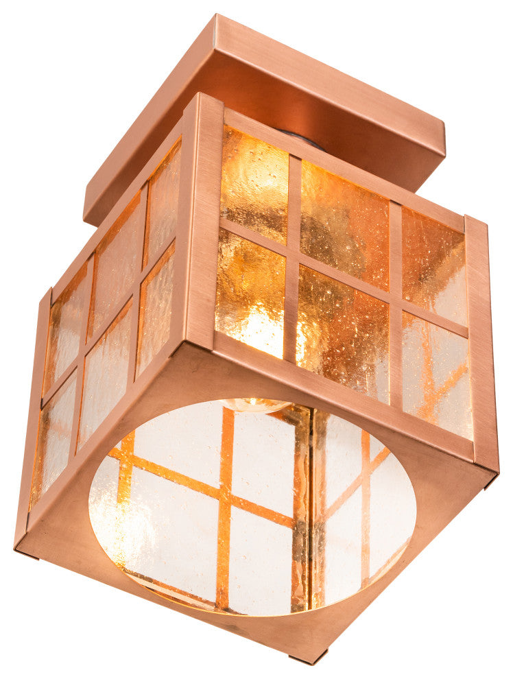 6 Square Hudson Welcome Lantern Flushmount