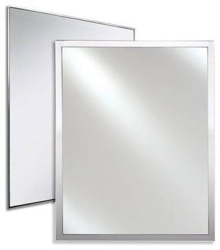 Urban Steel 1" Decorative Mirrors, Brushed, 20"x30"