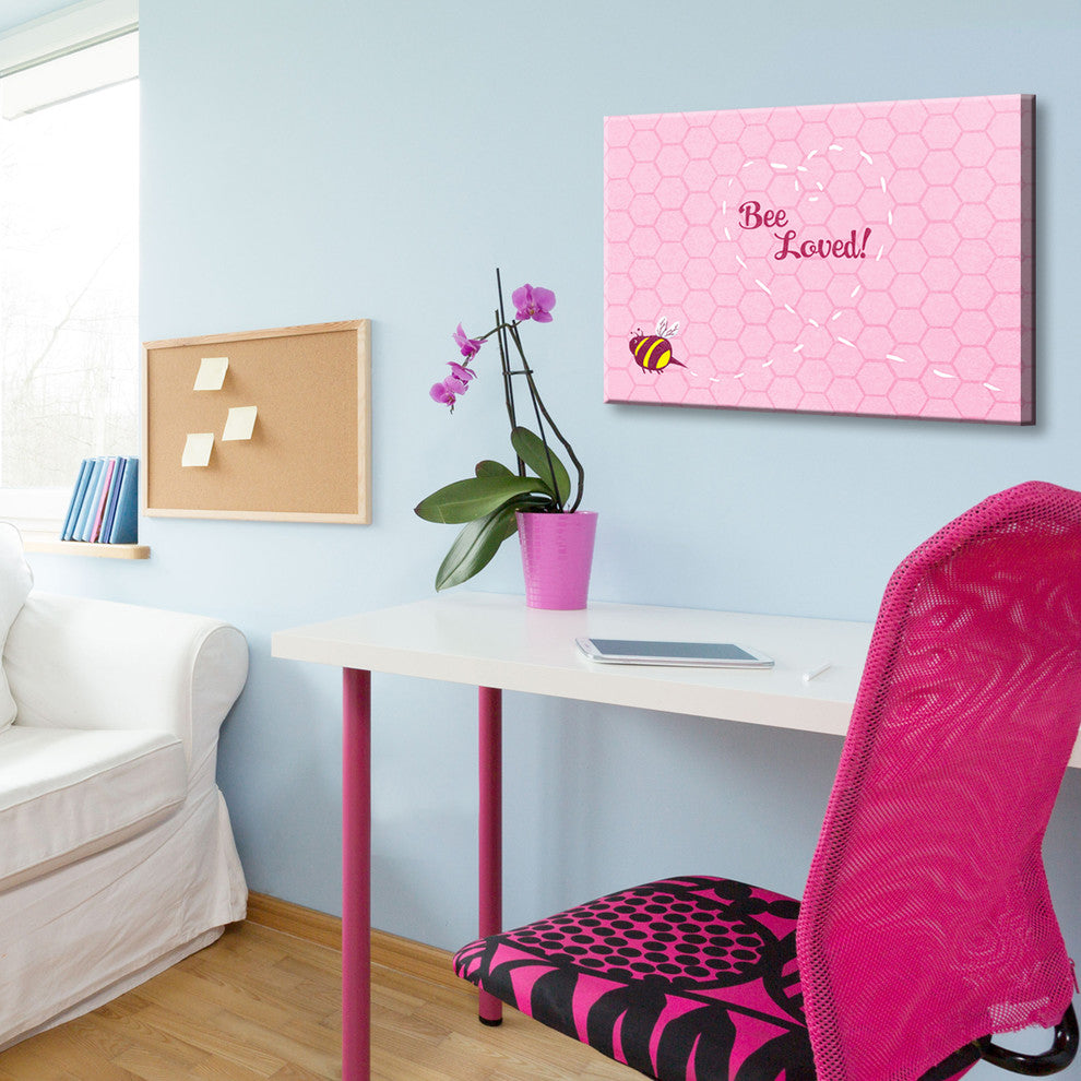 Ready2HangArt 'Bee Loved' Canvas Art, (S) 16" Hx20" W