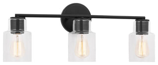 Sayward 3 Light Bath, Midnight Black