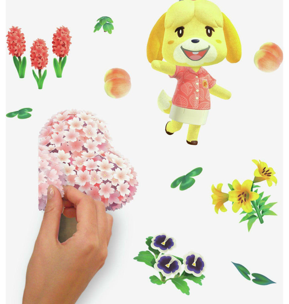 Brown & Yellow & Green Animal Crossing Wall Decals