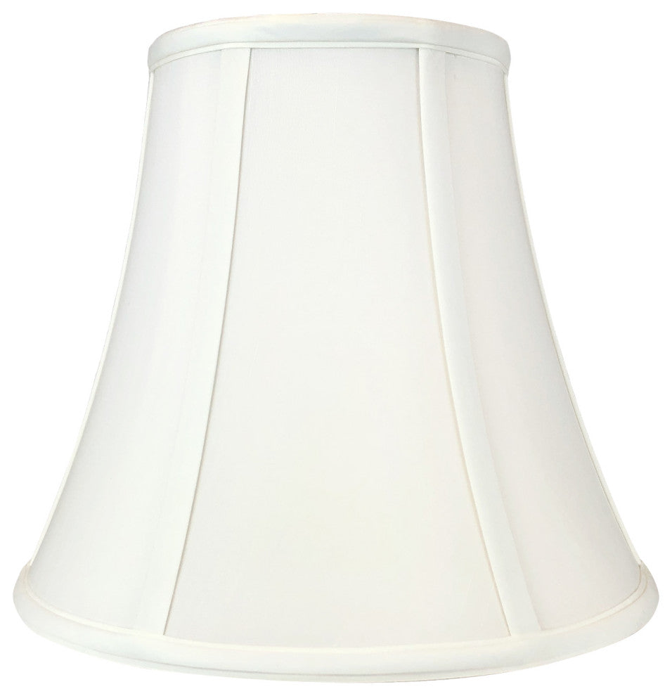 Royal Designs True Bell Basic Lamp Shade, V Notch Fitter, White, 9x18x13.625, Se