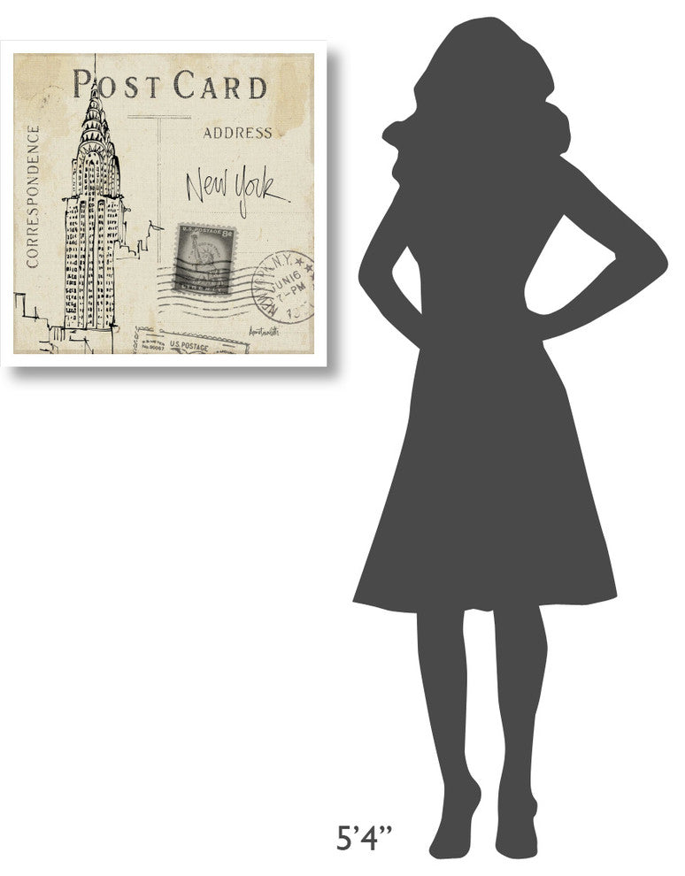 "Postcard Sketches I" Digital Paper Print by Anne Tavoletti, 26"x26"