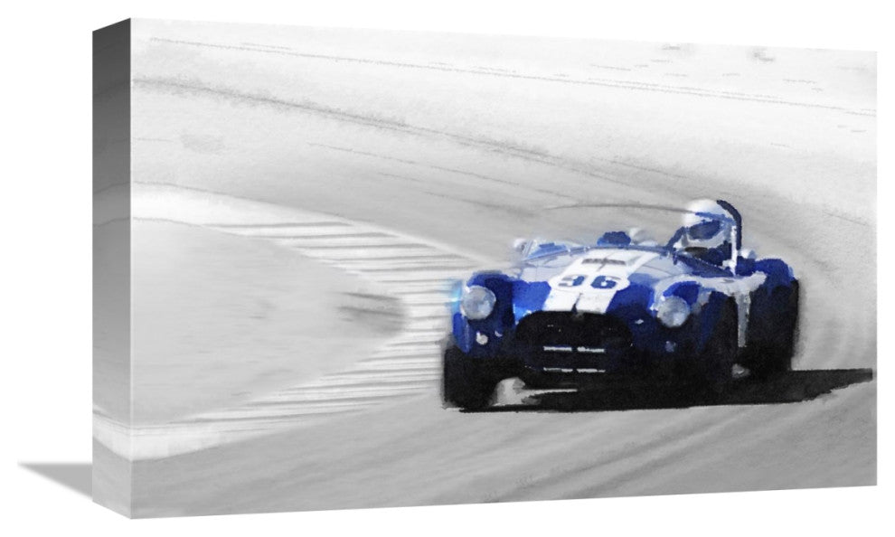 "Ford Shelby Cobra Laguna Seca Watercolor" Fine Art Print