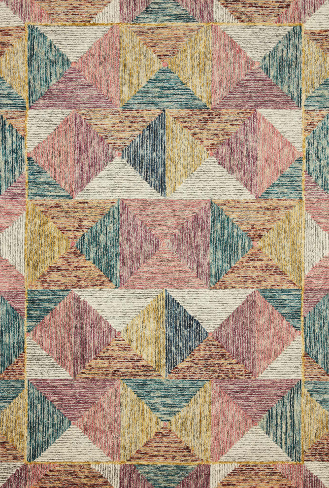 Loloi II Spectrum Area Rug, Silver/Multi, 2'6"x7'6"