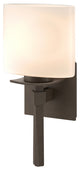 Beacon Hall Ellipse Glass Sconce, Bronze Finish, Opal Glass