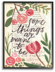 Stupell Ind. Meant To Be Painterly Math Sheet Framed Giclee, 16x20