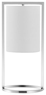 Safavieh Tamiko 17.75" Table Lamp, Chrome