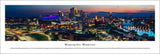 Minneapolis, MN, Twilight Skyline, Unframed