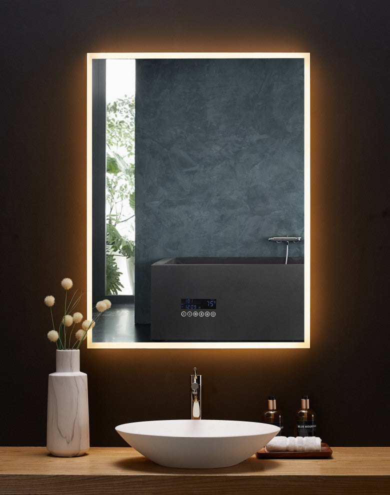 Immersion LED Frameless Mirror, 30"