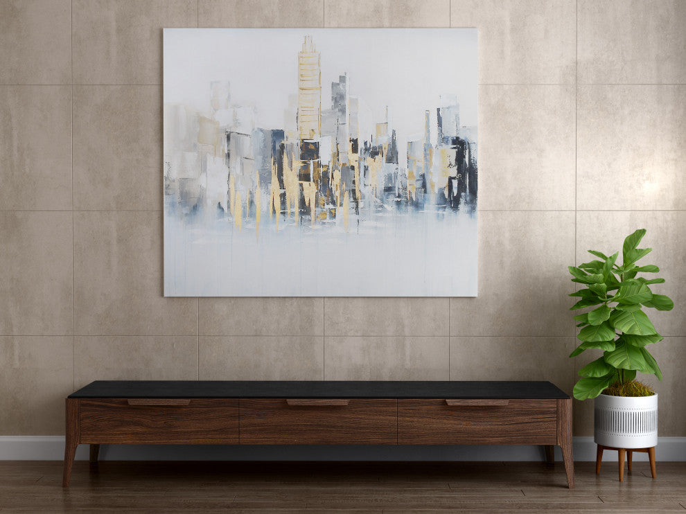 Concete Jungle Canvas Art