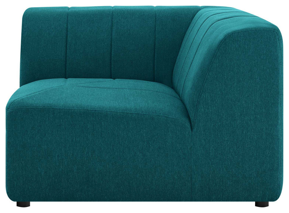 Sofa Corner Chair, Fabric, Teal Blue, Modern, Living Lounge Hotel Hospitality