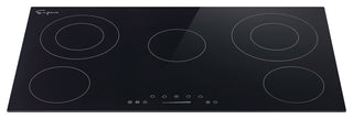 Built-in 36" 5 Elements Smooth Surface, Radiant Black Electric Cooktop