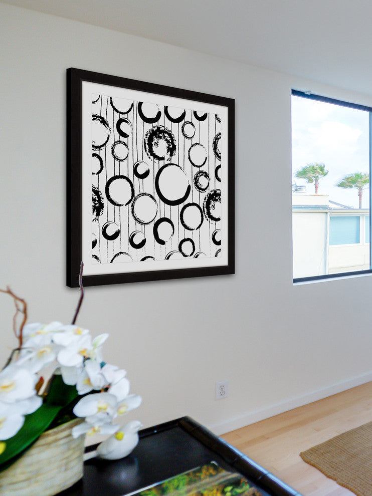 "Circle Variations" Framed Art Print