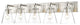Zlite 483-5V-BN 5-Light Vanity, Clear
