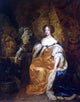 Caspar Netscher Portrait of Mary Stuart II, 21"x28" Wall Decal