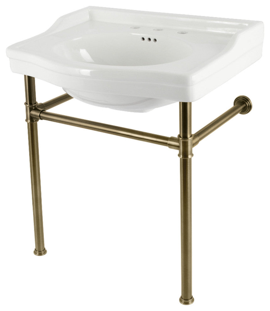 VPB33083ST 30" Console Sink with Stainless Steel Legs