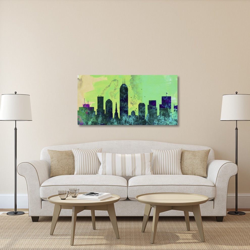 "Indianapolis City Skyline" Fine Art Print