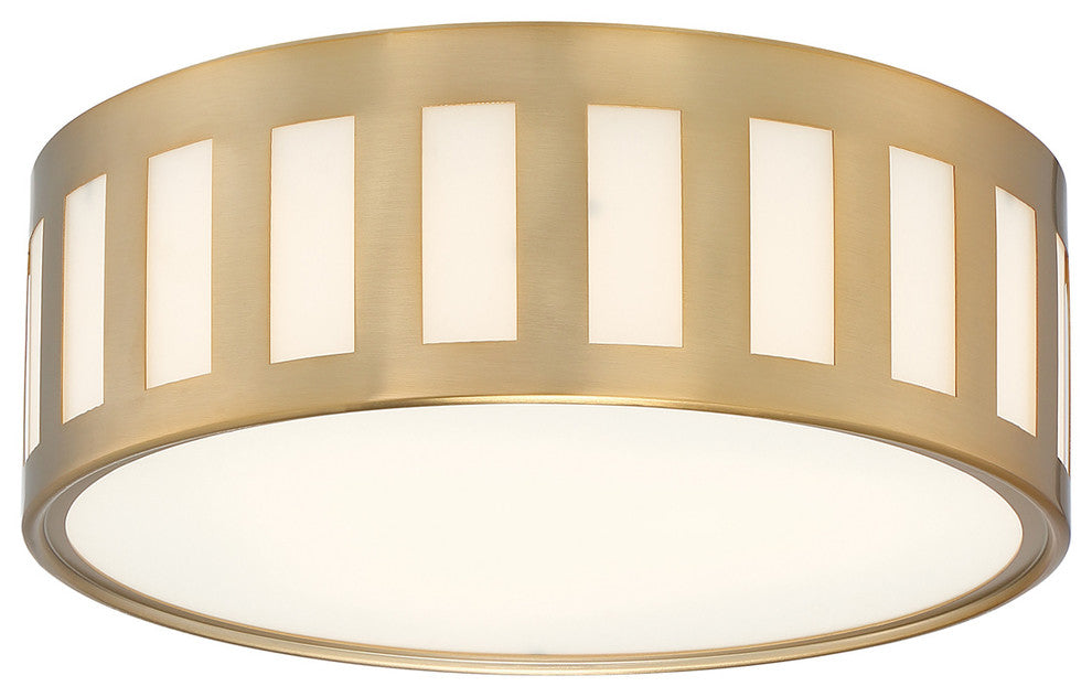 Kendal 3-Light Ceiling Mount, Vibrant Gold