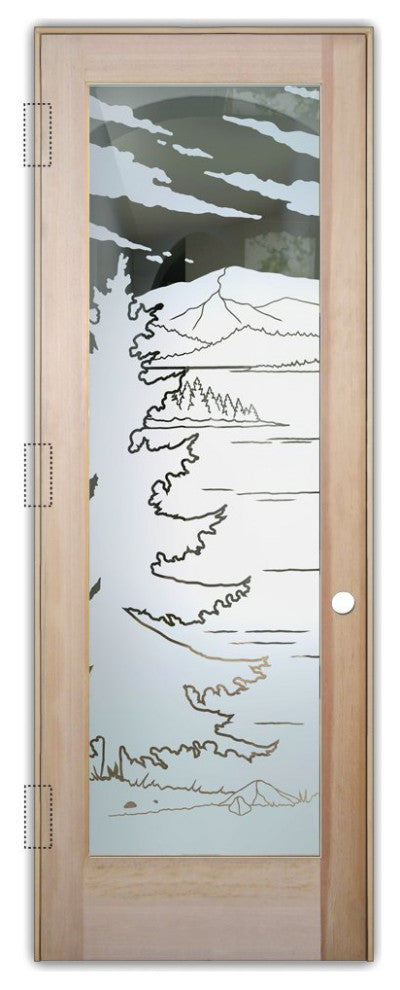 Interior Prehung Door or Interior Slab Door - Lake Arrowhead - Douglas Fir...