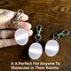 Himalayan Glow Selenite Palm Stone, High Energy Calming Effects, 3 Pack