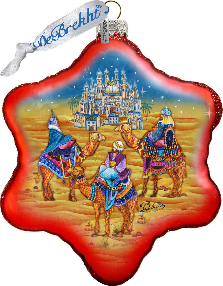 Three Kings Snowflake Ornament