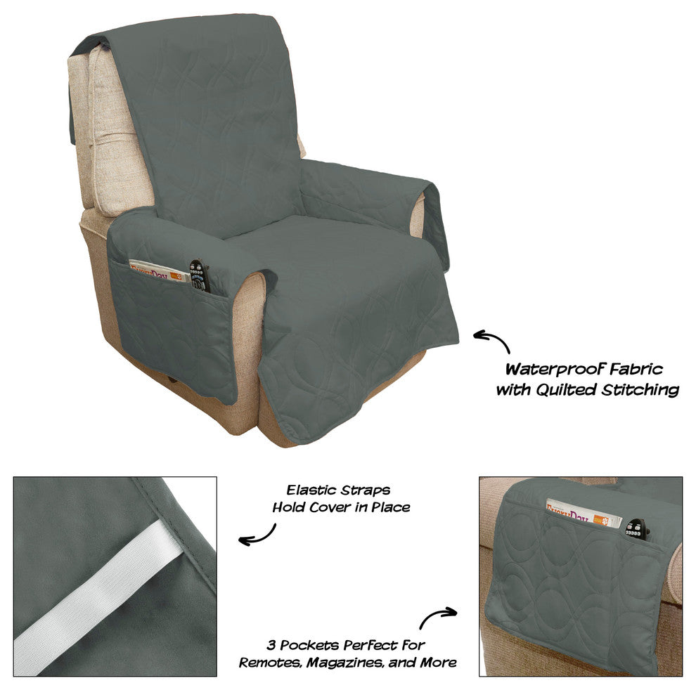 Furniture Cover, 100% Waterproof Protector Cover for Chair, Gray