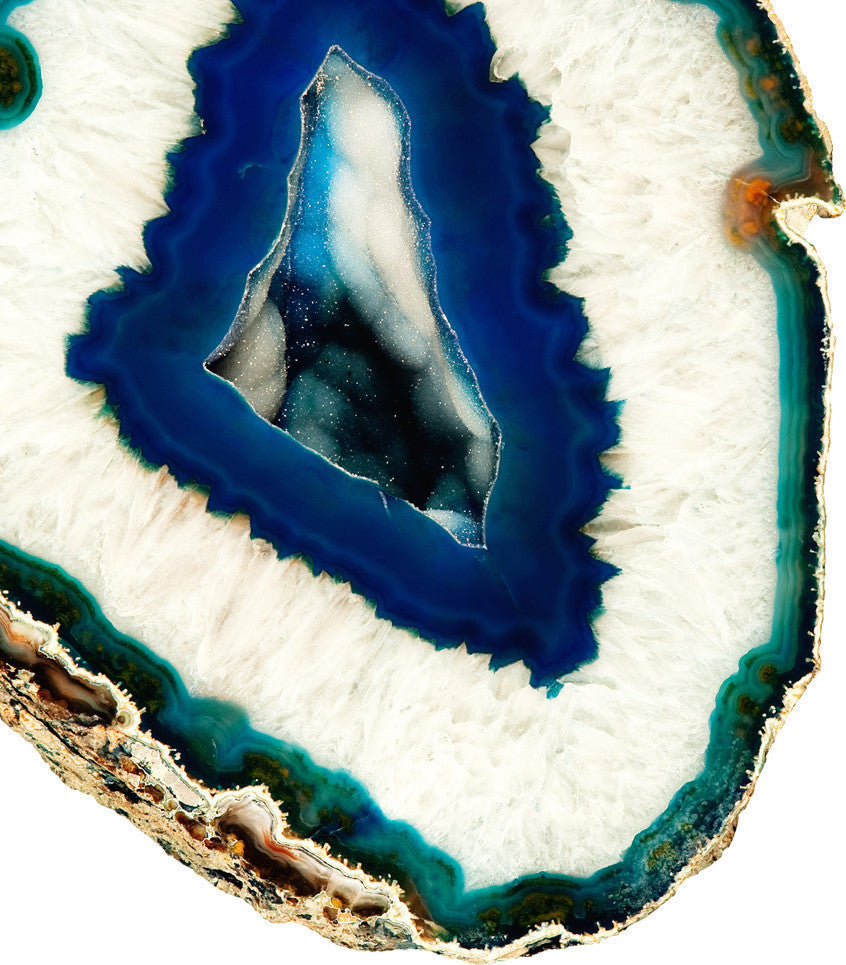 "Mediterranean Agate A" Fine Art Canvas Print, 54"x54"