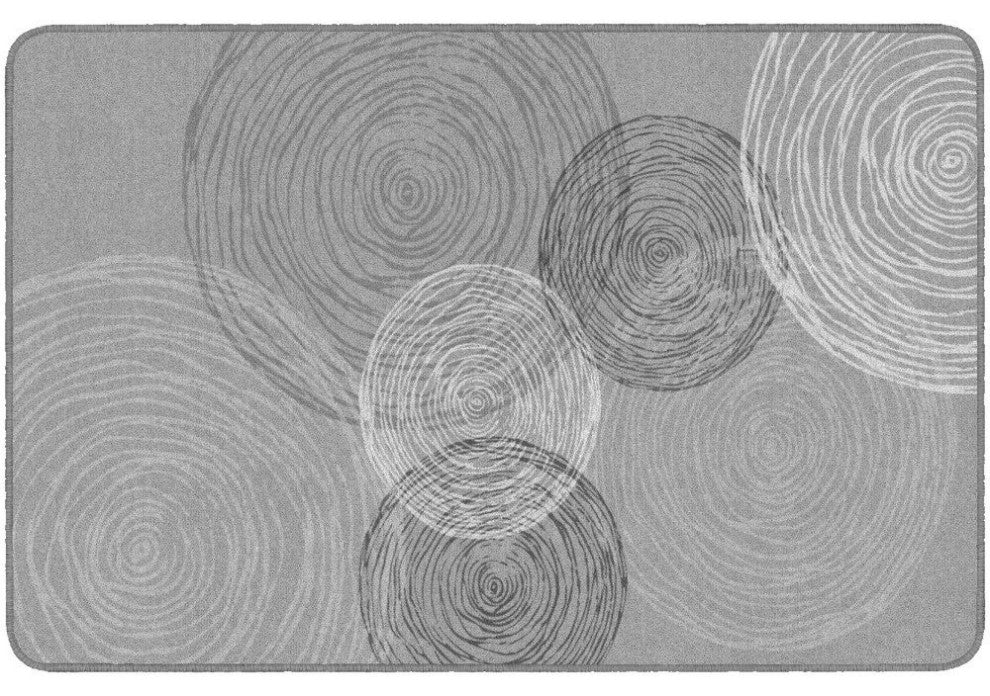 Flagship Carpets FA1374-34FS 6x9 Kaleidoscope Gray Rug