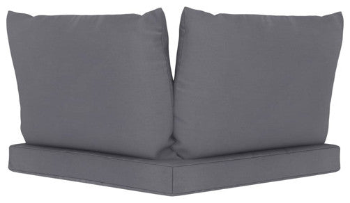 vidaXL Chair Cushion 3 Pcs Outdoor Seat Cushion Pad Anthracite Oxford Fabric
