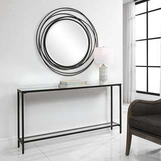 Uttermost Hayley Black Console table